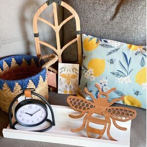 Decorated Home Decor Bundle, 6 Pieces, Subscription Box Summer 2021. NIB!